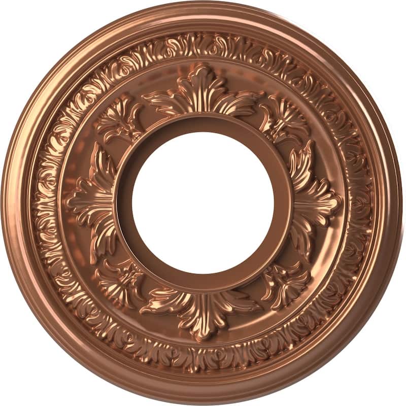 3 1/2" Inside Diameter - Baltimore Thermoformed PVC Ceiling Medallion