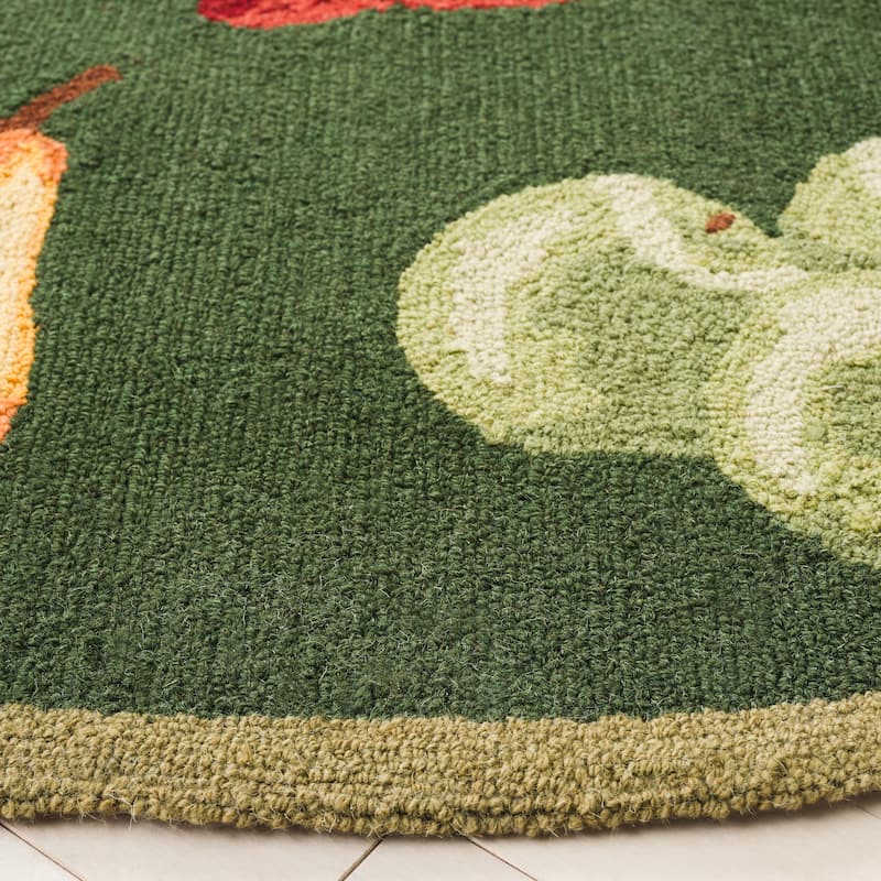 SAFAVIEH Handmade Chelsea Sefkije French Country Fruit Wool Rug