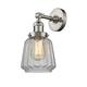 Option Satin Brushed Nickel / Clear Fluted