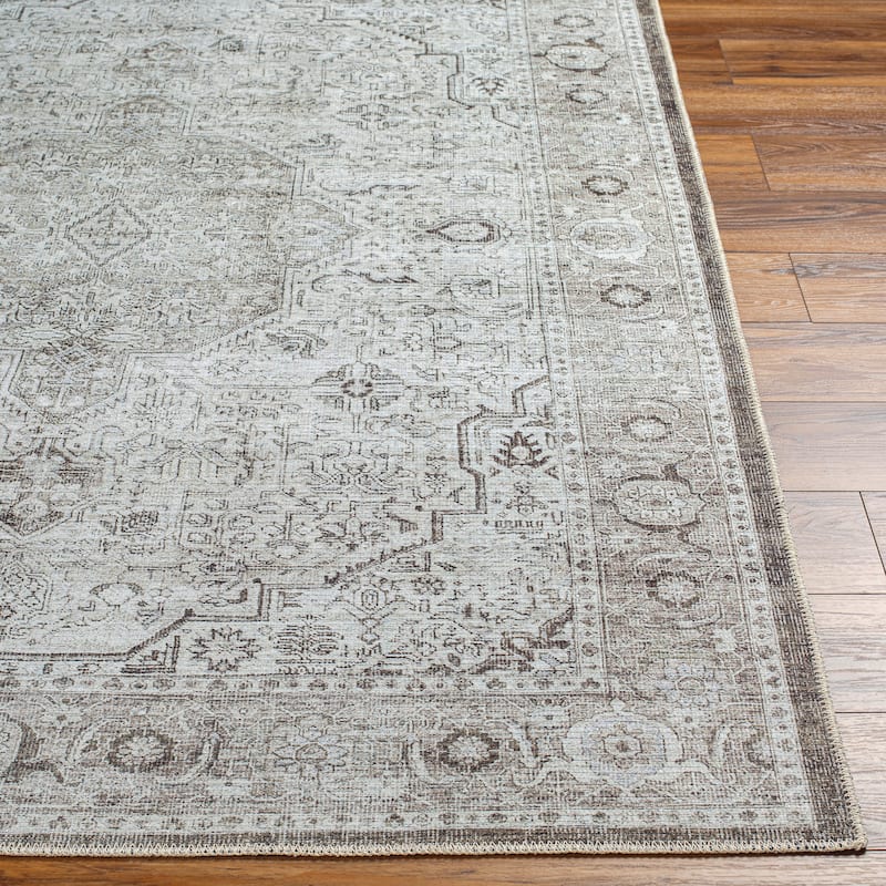 Livabliss Garreu Updated Traditional Printed Washable Rug