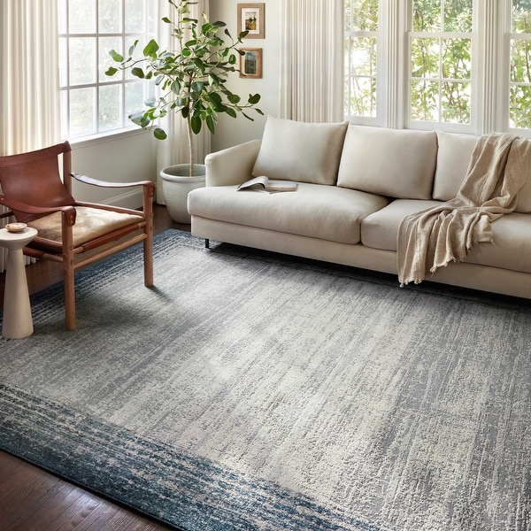 海外ブランドアウトレット通 Alexander On - Rug Area Border Abstract Modern Grant Home ラグ・カーペット
