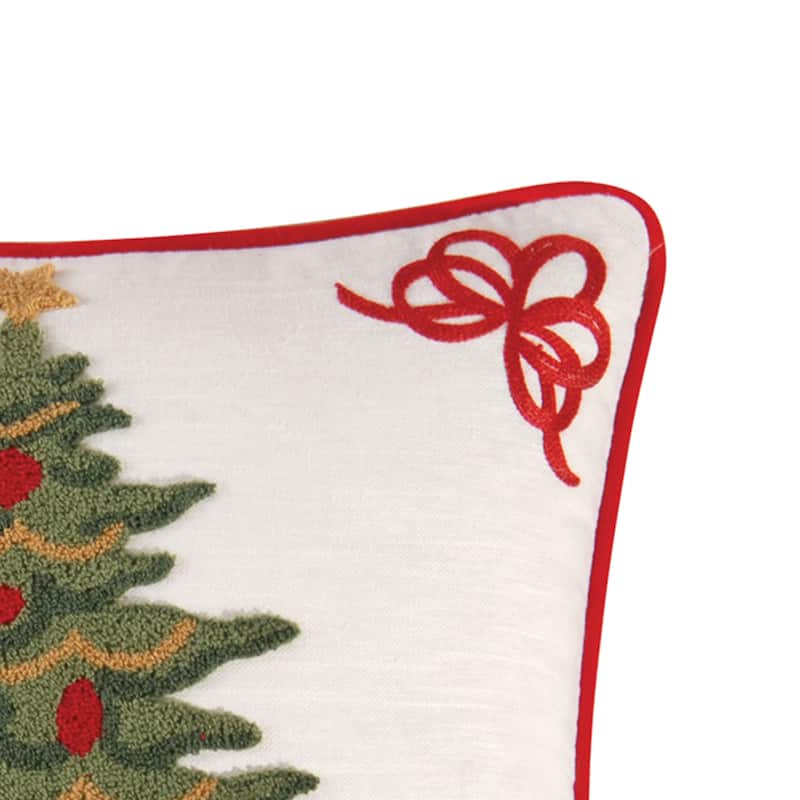 18 x 18 Tree Tufted Decorative Accent Pillow