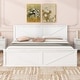 preview thumbnail 21 of 33, Wooden Bedframe with Four Storage Drawers and Support Legs, Platform Bed - No Box Spring Needed, for Kids Teens Bedroom