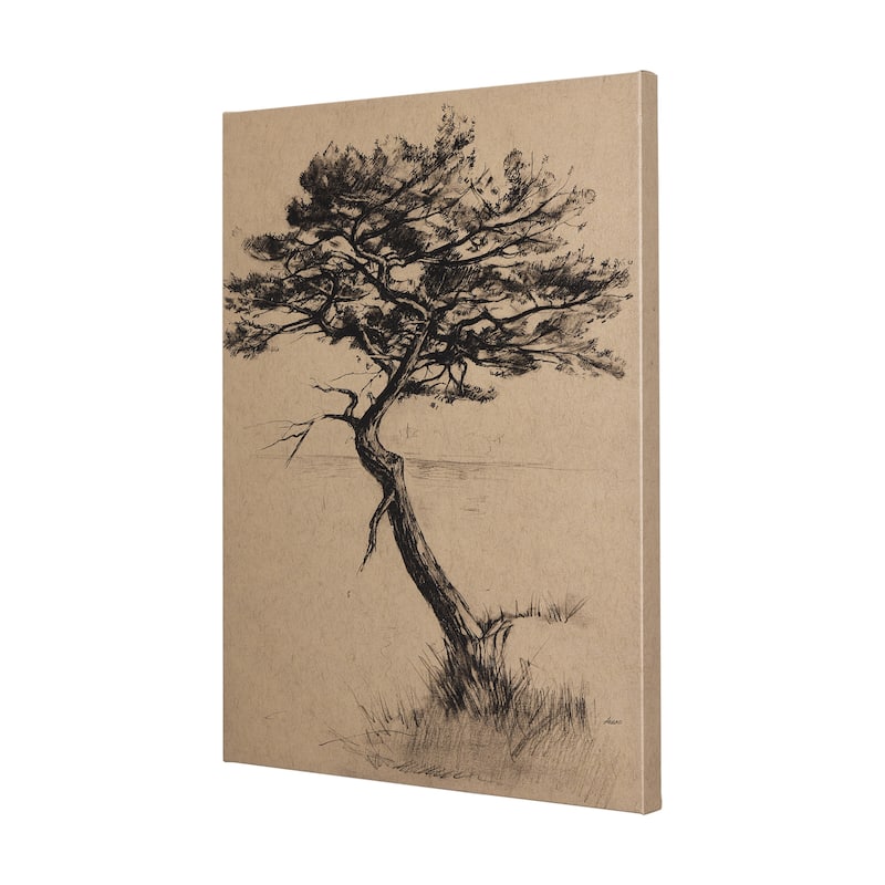 Tree Drawing III (27 x 36) Canvas Art Print