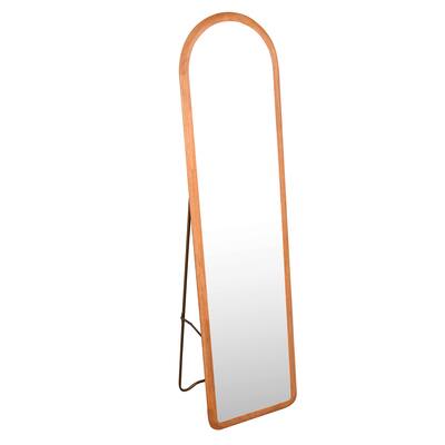 COZAYH Full Length Floor Mirror with Solid Wood Frame, Arched Top Dressing Mirror, Standing, Hanging or Leaning