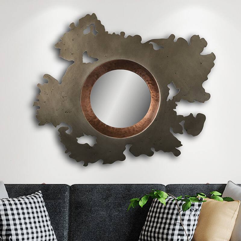 decorative metal mirror - 23.7*19*1.2 - 23.7*19*1.2