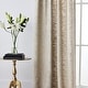 preview thumbnail 4 of 3, Karl Lagerfeld Paris Metallic Tweed Curtain Panel Pair