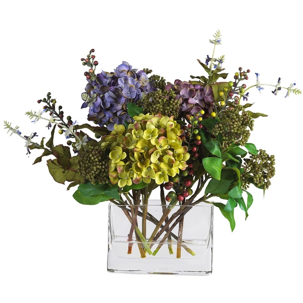 Hydrangea4937　1003 Luxurious White Artificial Hydrangea Bouquet - 20