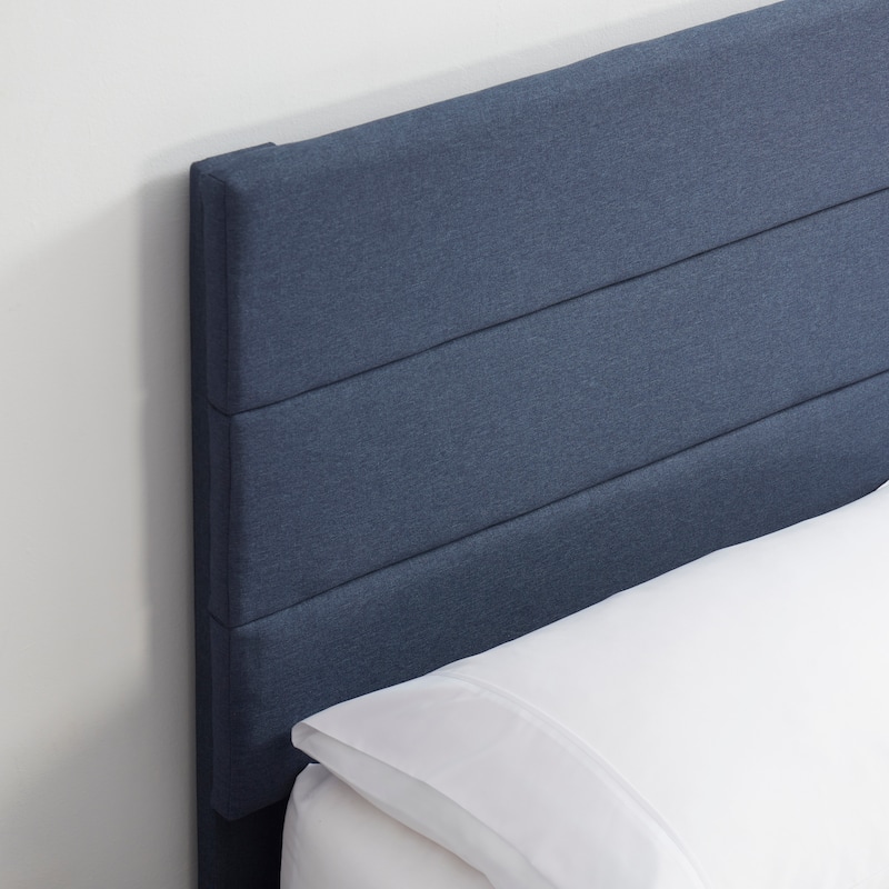 Nestl Horizontal Channel Upholstered Platform Bed