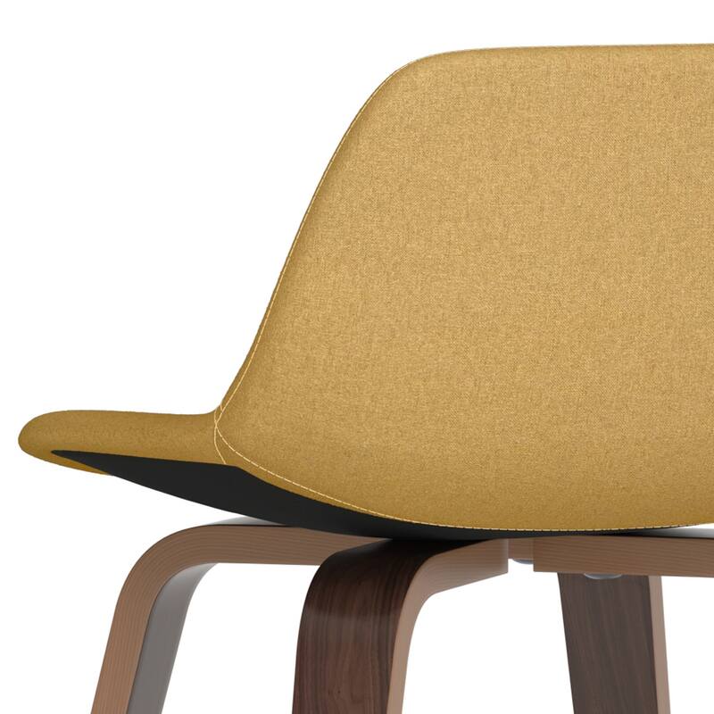 WYNDENHALL Cacey Mid Century Modern Bentwood Counter Height Stool (Set of 2) - 20.7'' x 21.1'' x 36.6