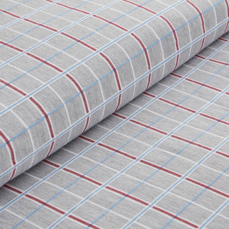 Lacoste Racquet Check 3-Piece Cotton Comforter Set