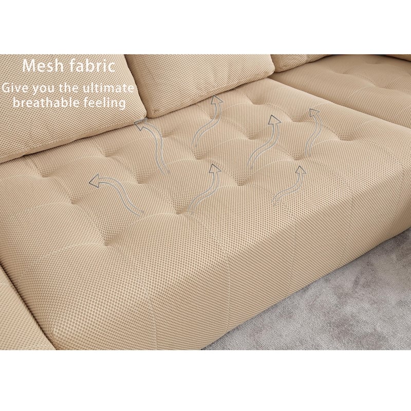 138.5 "Modular Combination Sofa U-shaped Sofa