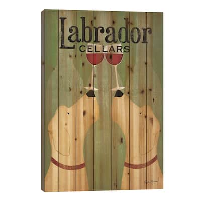 Labrador Cellars Print On Wood by Ryan Fowler - Multi-Color