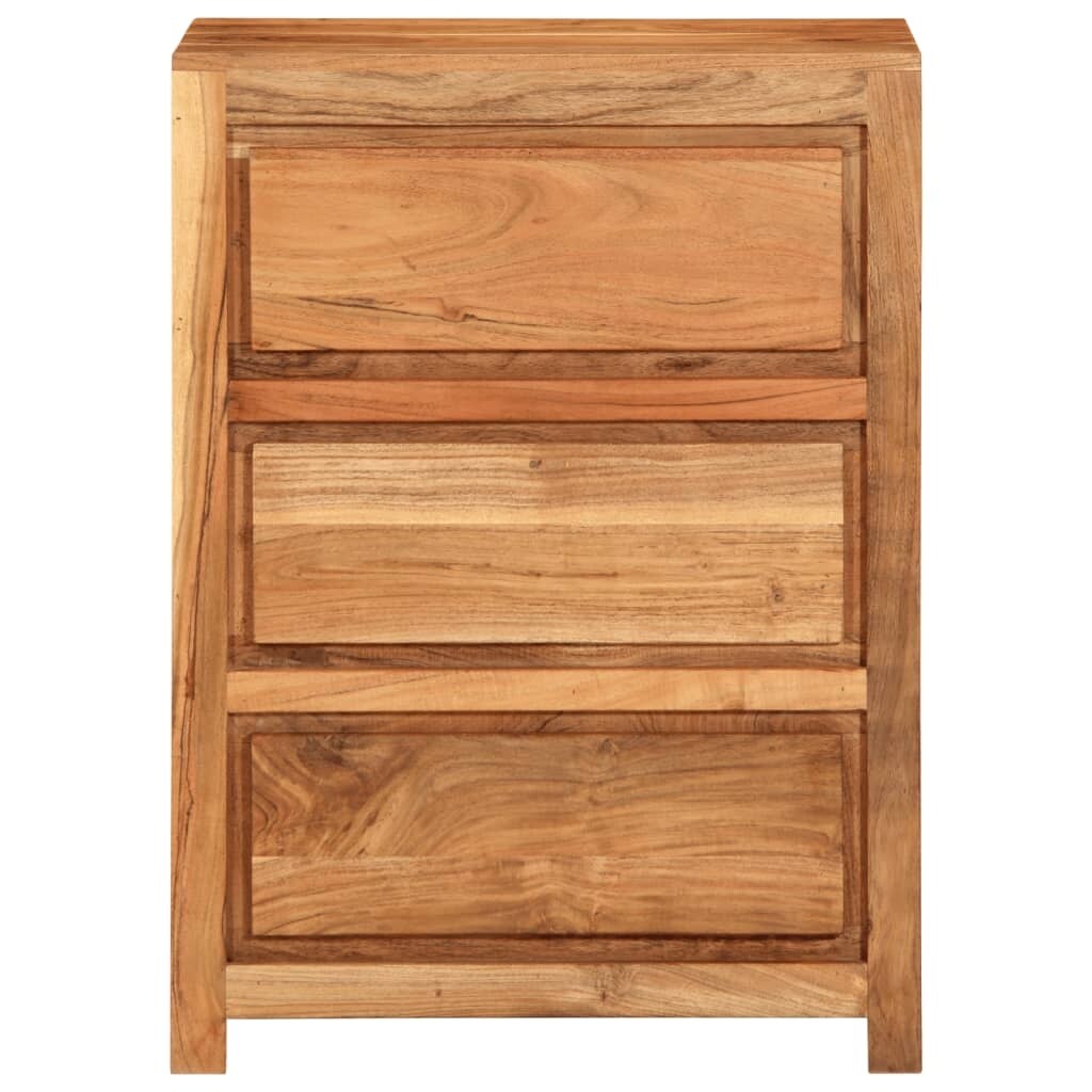 vidaXL Drawer Cabinet Honey brown Solid acacia wood Medium