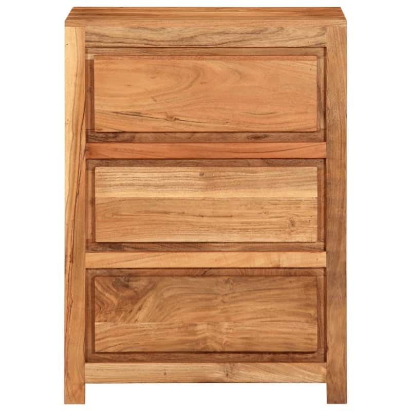 vidaXL Drawer Cabinet Honey brown Solid acacia wood Medium