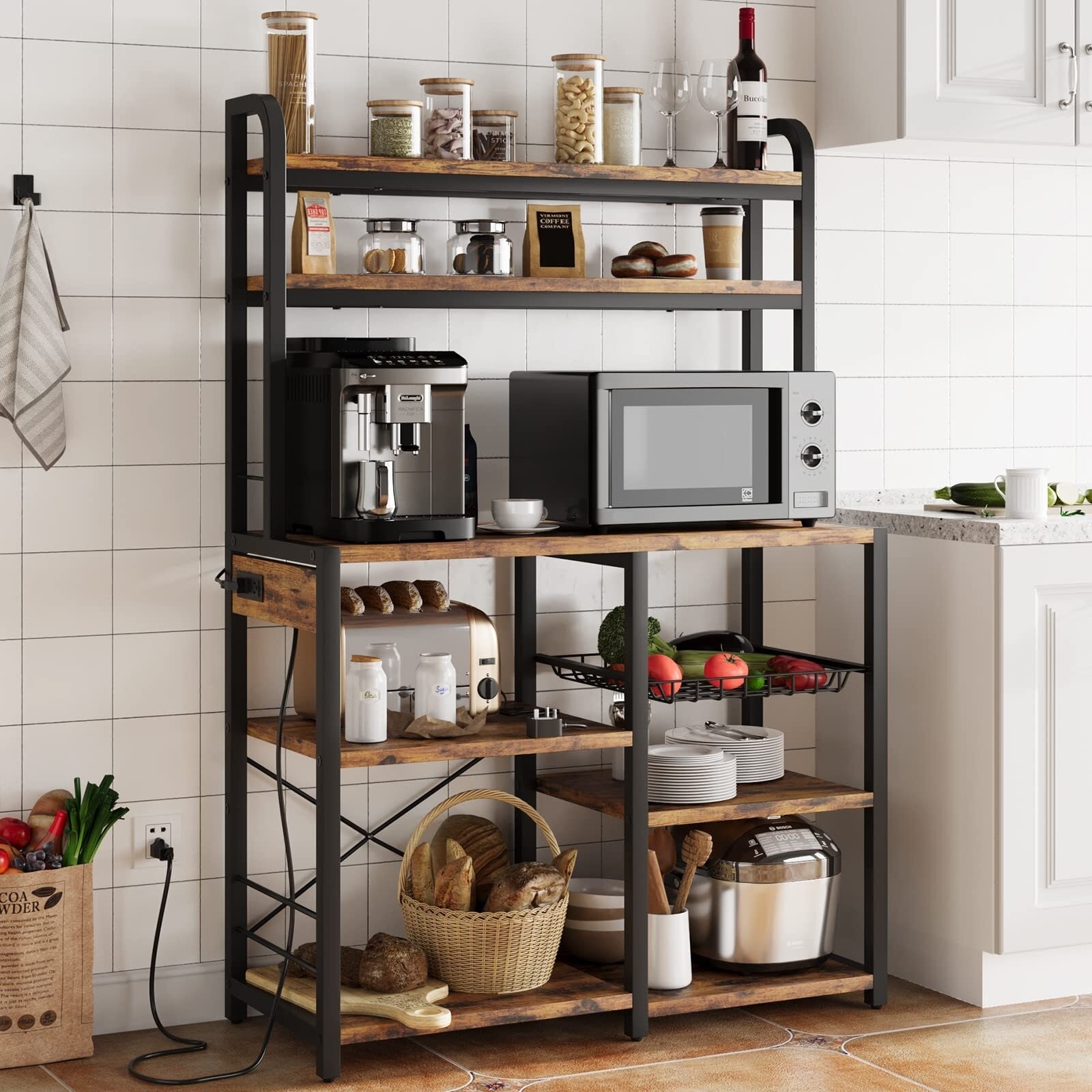 Ore international top microwave cart