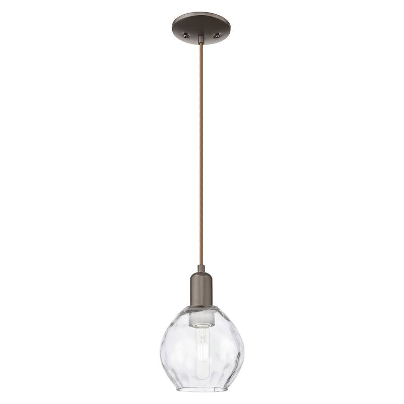 Innovations Lighting Endless Possibilities Arcadia - Waverly - 1 Light 6" Cord Hung Mini Pendant - Oil Rubbed Bronze