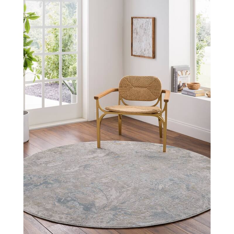 Livabliss Brunswick Rustic Area Rug - 10' x 13'11" - Grey/Cream