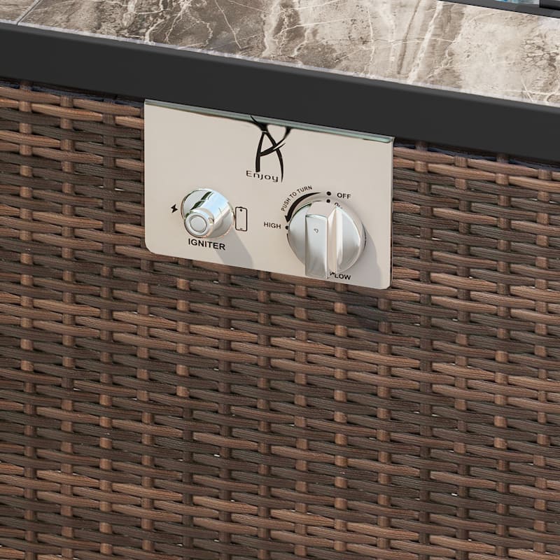 Modern Outdoor Fire Pit Column