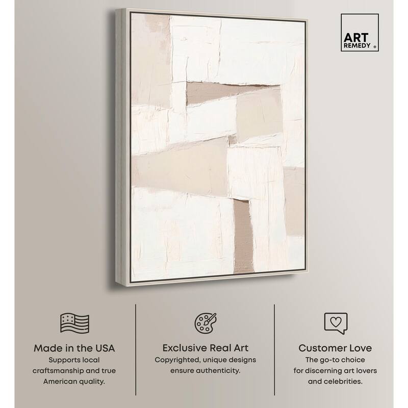 Plastered Planes I Canvas by Art Remedy