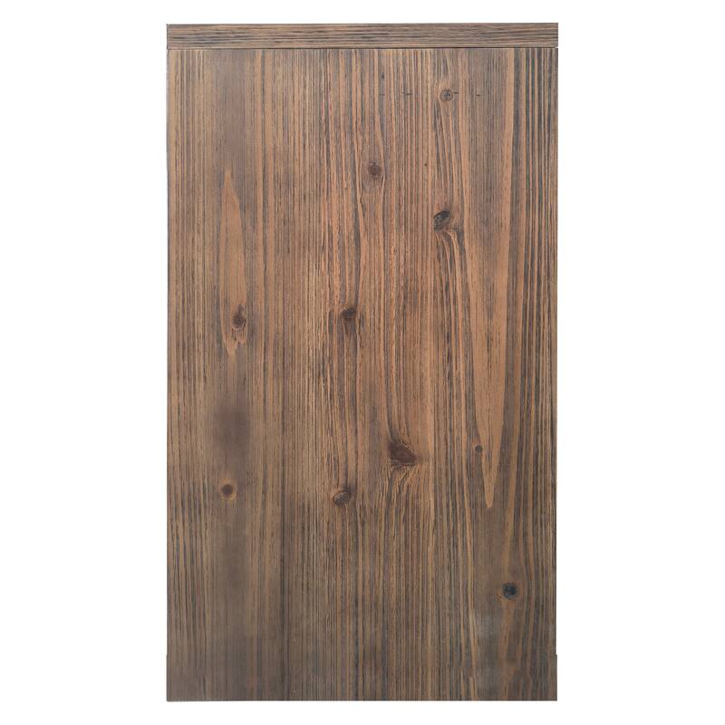 Farmhouse Style 4 Door Wooden Cabinet Sideboard Buffet