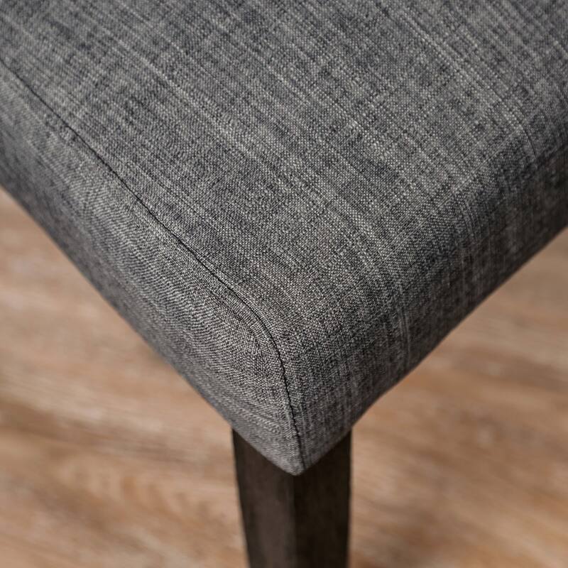 Copper Grove Chalwa Tufted Linen Fabric Dining Chairs (Set of 2)