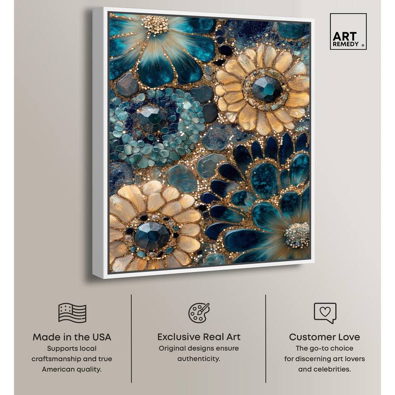 Opulent Geode III Canvas by Art Remedy