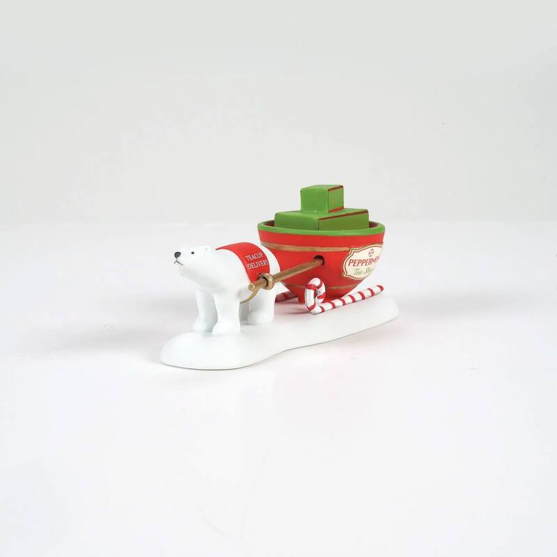 department 56 teacup delivery service christmas figurine #6011407