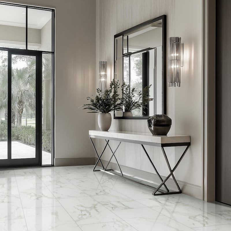 Ackland AKNPTCHI12X24P-CA Chiara - 12" x 24" Porcelain Solid Floor and