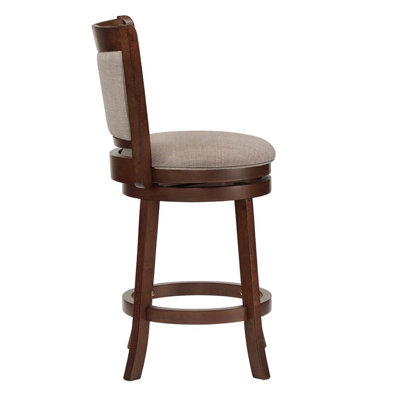 Verona Panel Back Swivel Counter Height Stool by iNSPIRE Q Classic
