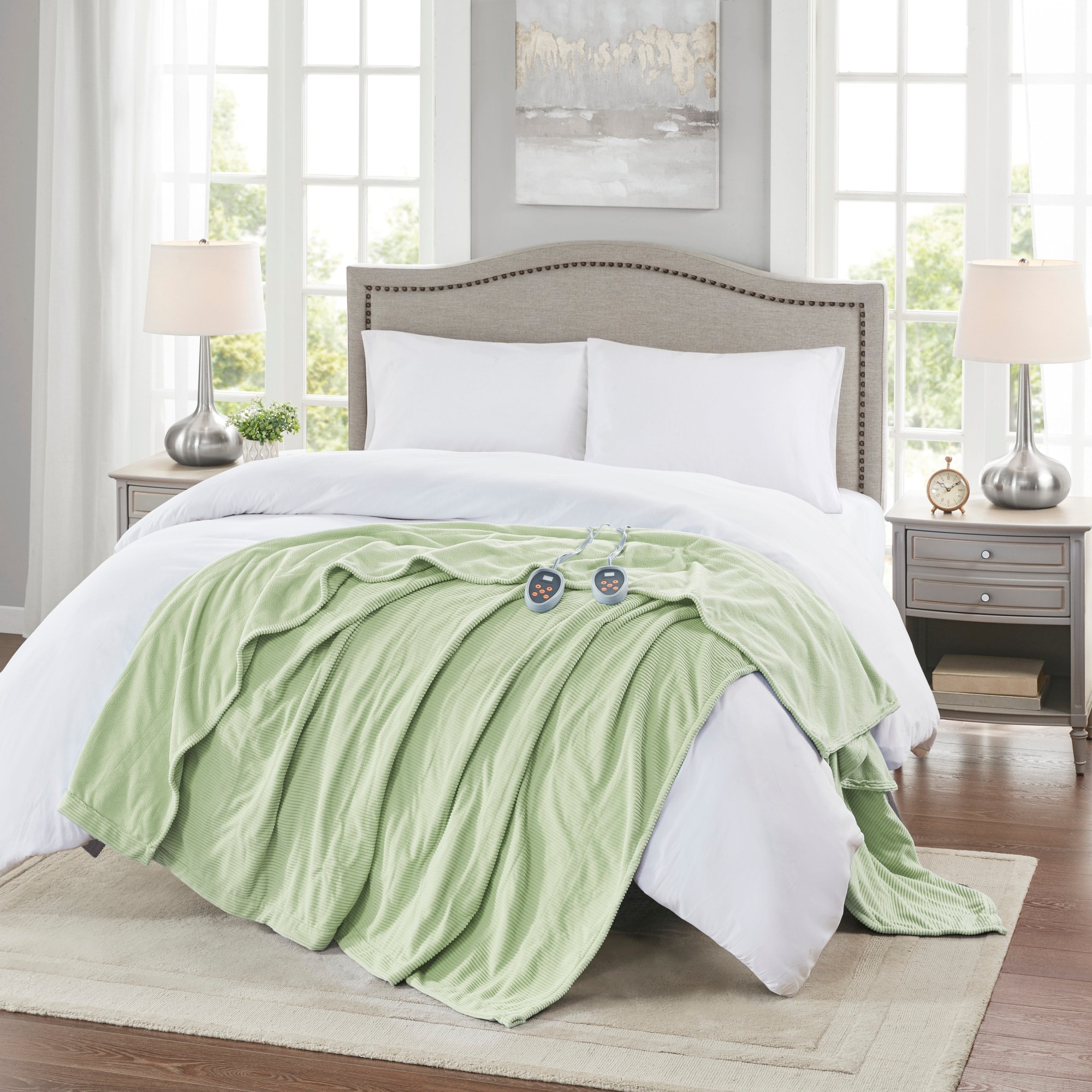 Beautyrest electric micro fleece heated blanket online