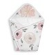 preview thumbnail 1 of 4, Sweet Jojo Designs Pink Boho Floral Girl Hooded Baby Towels - Toddler Bath Towel -Bohemian Shabby Chic Watercolor Rose Farmhouse