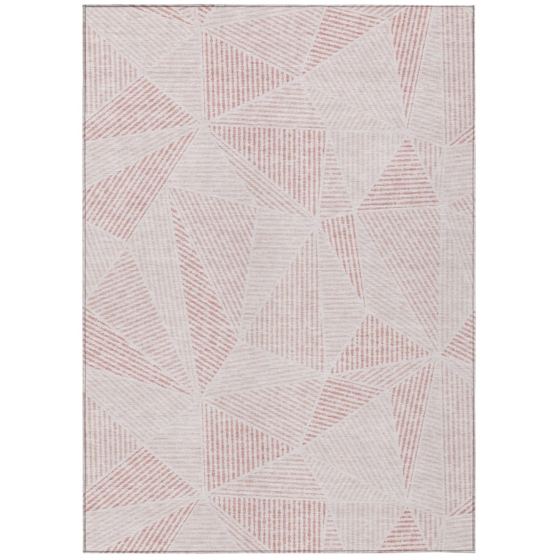 HomeRoots Geometric Transitional Rectangle Outdoor Rug