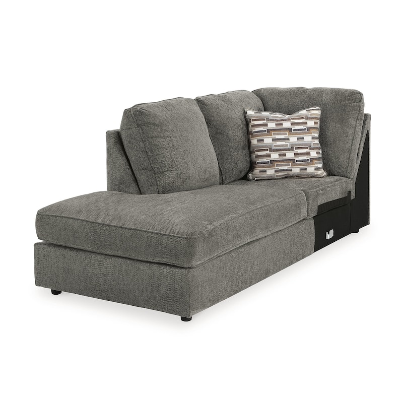 Signature Design by Ashley O'Phannon 2-Piece Sectional with Ottoman - 125" W x 86" D x 38" H