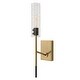 preview thumbnail 4 of 6, Uttermost Telesto 1 Light Brass Sconce - 22"H x 5"W x 7"D