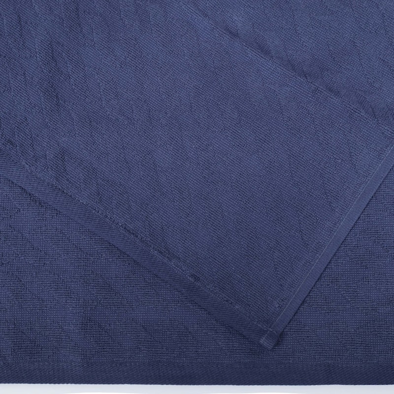 Turkish Cotton Herringbone and Solid Hand Towel Set by Superior