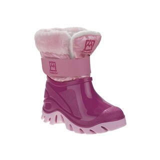 fur boots pink