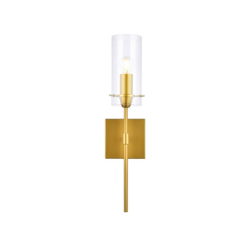Erin 1 Light Wall Sconce - Brass