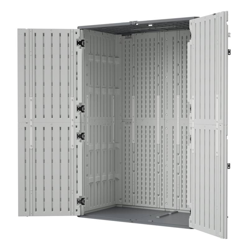 GDFStudio - Hayes Rust Proof Outdoor Equipment Storage for Backyards, Patio, Garden