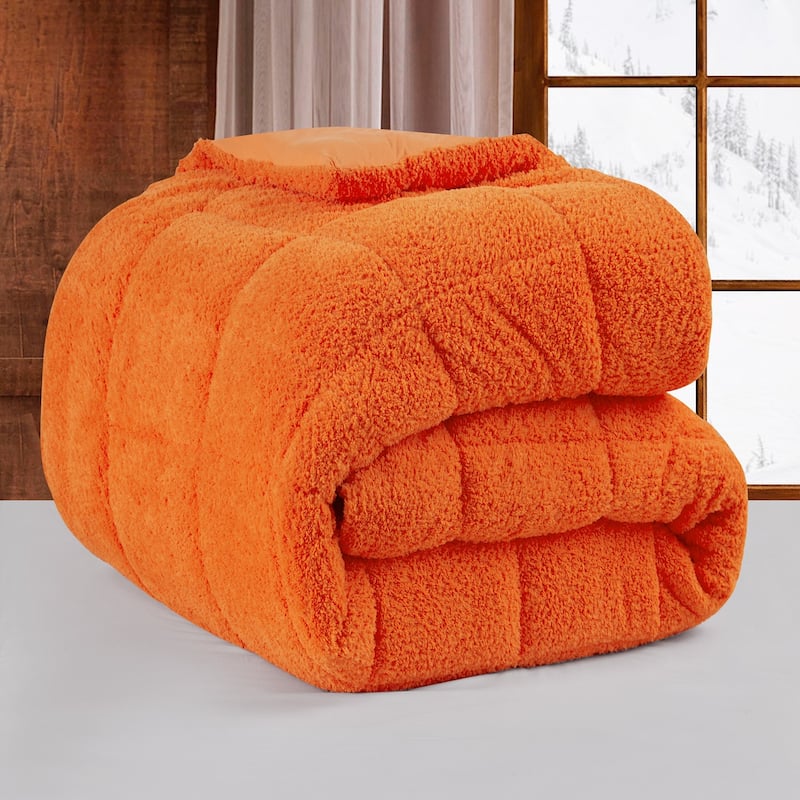 Dreamsicle Creamsicle - Coma Inducer® Oversized Comforter - Orange Peel