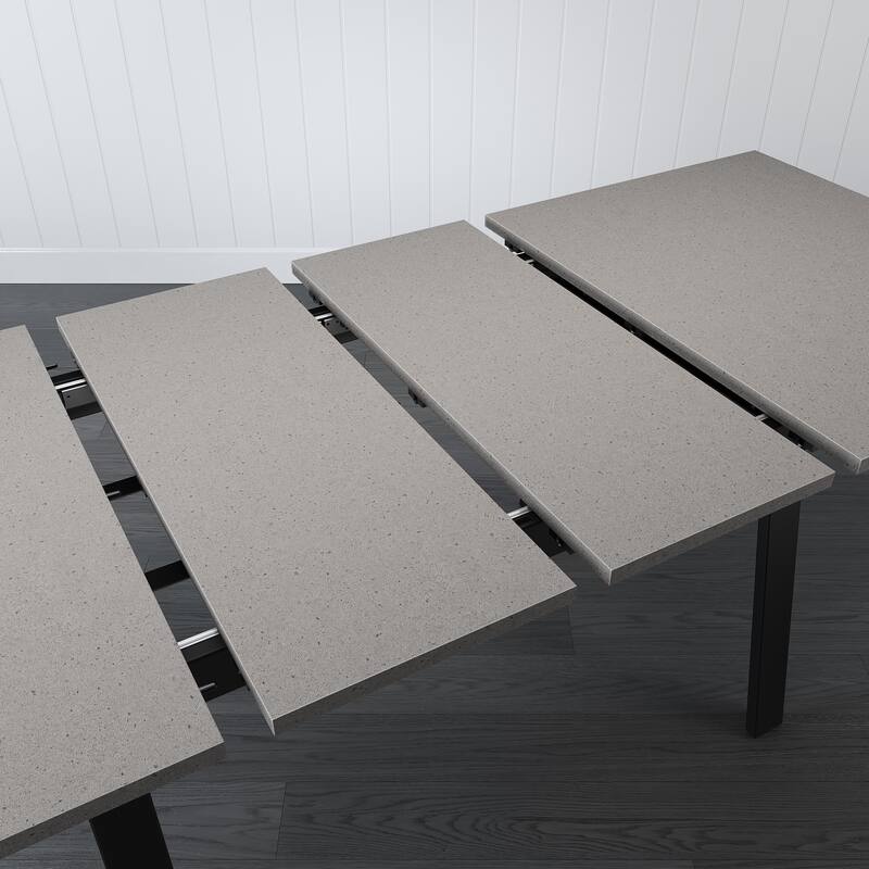 Amisco Reaves Extendable Table and Elmira Chairs 5-Pieces Dining Set