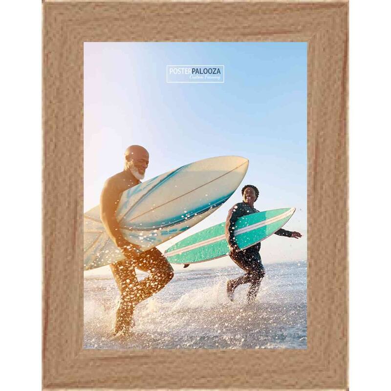 12x12 Contemporary Natural Wood Canvas Floater Square Frame Canvas