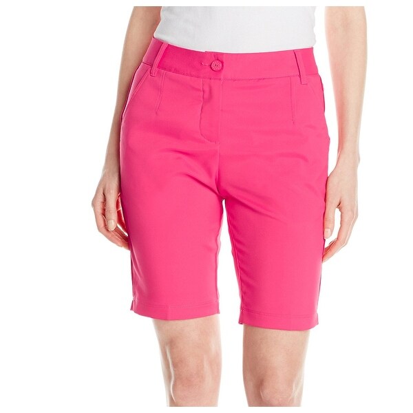 hot pink bermuda shorts