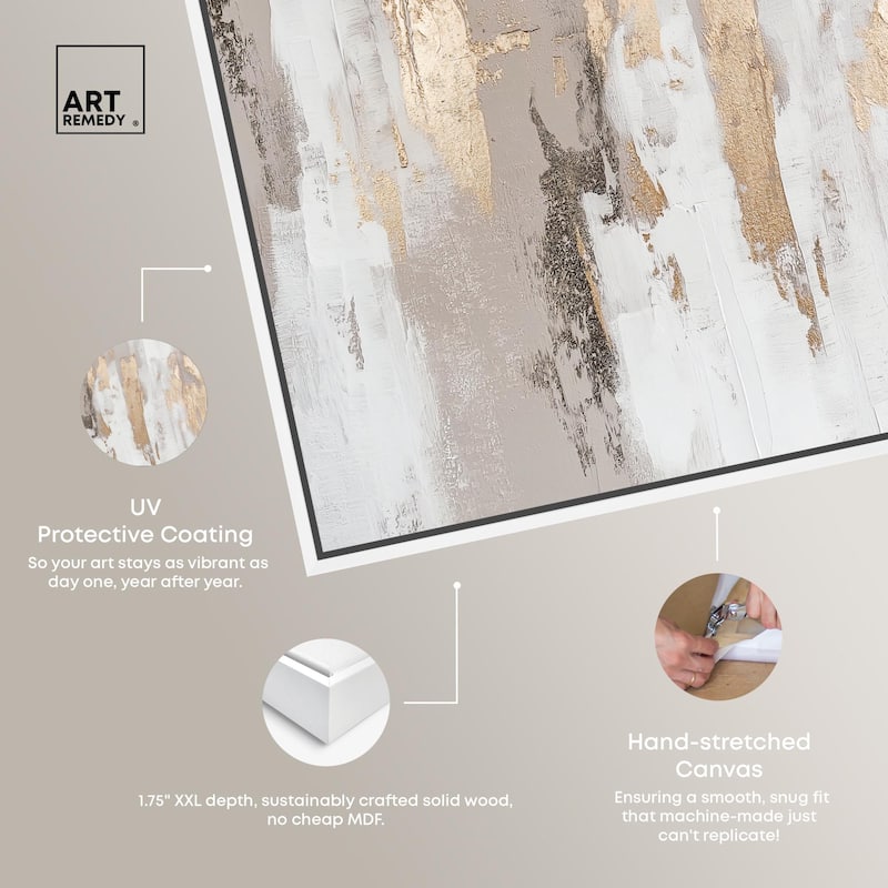 Gilded Brilliance I Canvas by Art Remedy