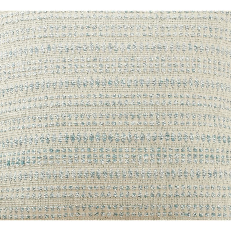 Woven Pillow With Line Design