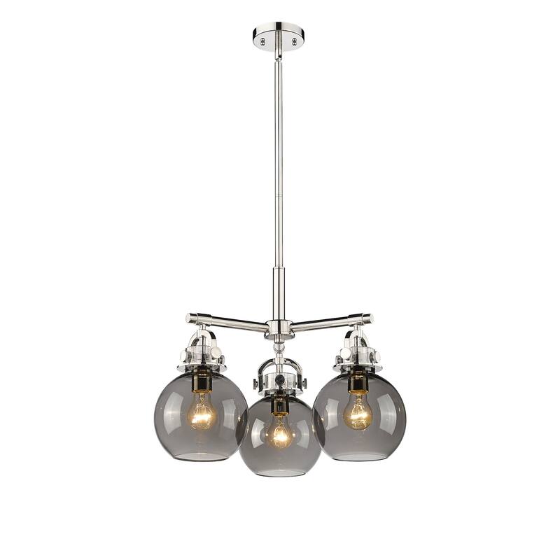 Innovations Lighting 410-3CR-16-20 Newton Sphere Pendant Newton Sphere