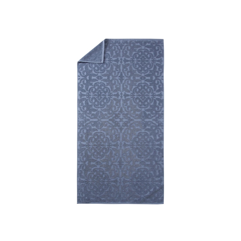 Ozan Premium Home100% Genuine Turkish Cotton Patchouli Bath Towel - Dusty Blue