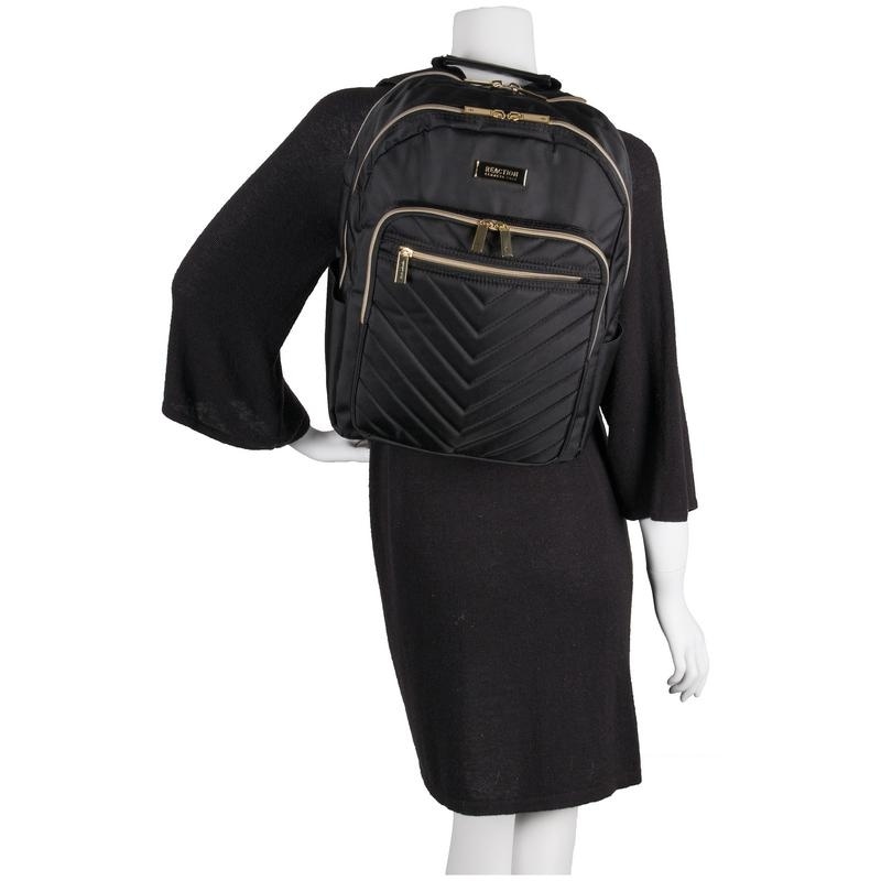 kenneth cole chevron backpack