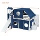 preview thumbnail 28 of 35, Full Size Loft Bed with Tent and Tower