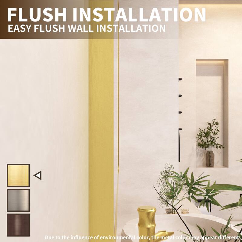 24/30/42/48/60 inch Rectangle Frameless Wall Mounted Bathroom Vanity Mirror